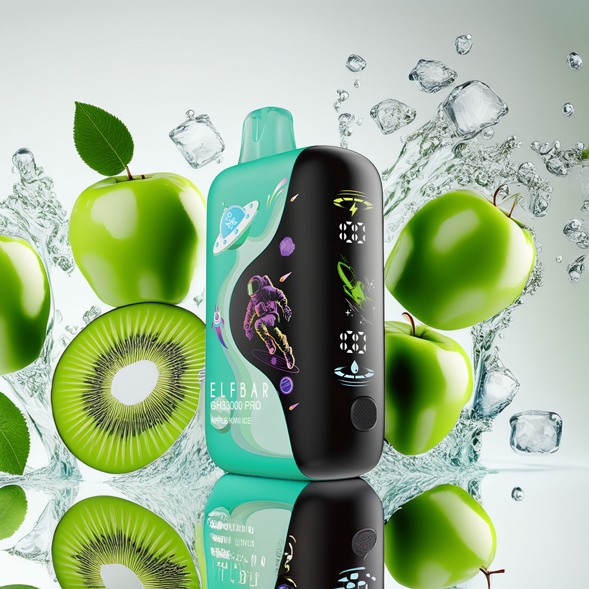 Elf Bar GH33000 Pro - Apple Kiwi Ice 5%