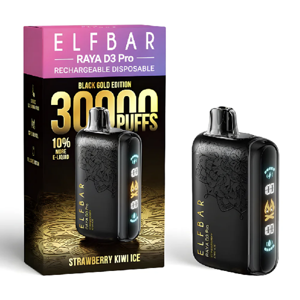 Elf Bar Raya D3 Pro 30000 - Strawberry Kiwi Ice 5%