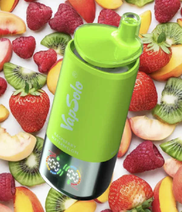 VapSolo Triple 30000 - Strawberry Kiwi & Raspberry Watermelon & Mango Peach 5%