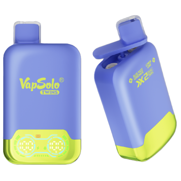 VapSolo Twins 20000 - Blue Razz Lemonade & Lemon Lime 5%