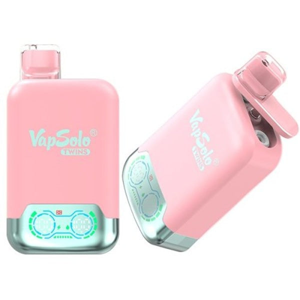 VapSolo Twins 20000 - Strawberry Ice & Mango Peach Watermelon 5%