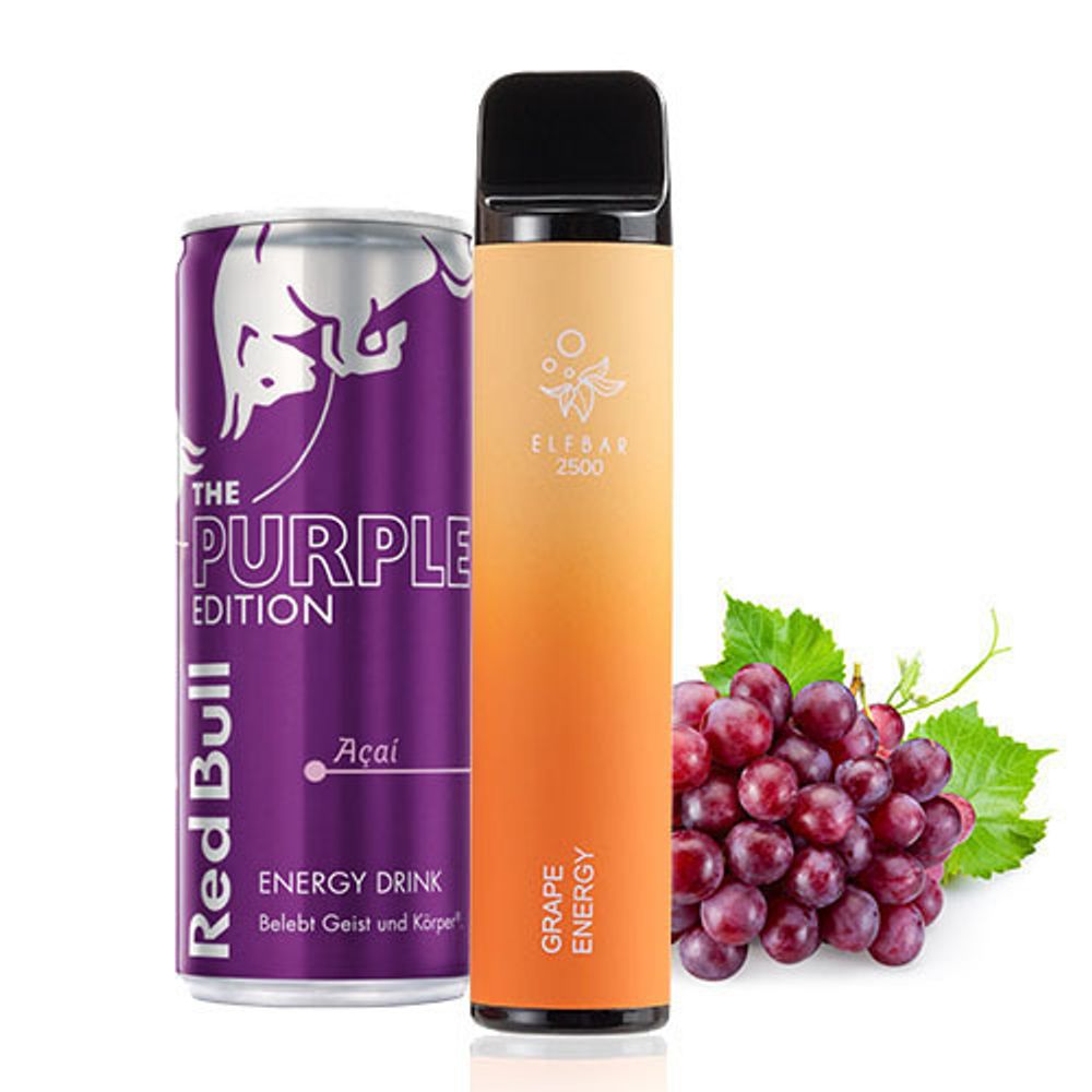 Elf Bar 2500 - Grape Energy 2%