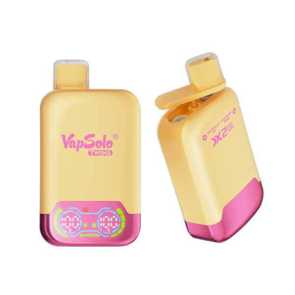 VapSolo Twins 20000 - Watermelon Ice & Strawberry Mango 5%